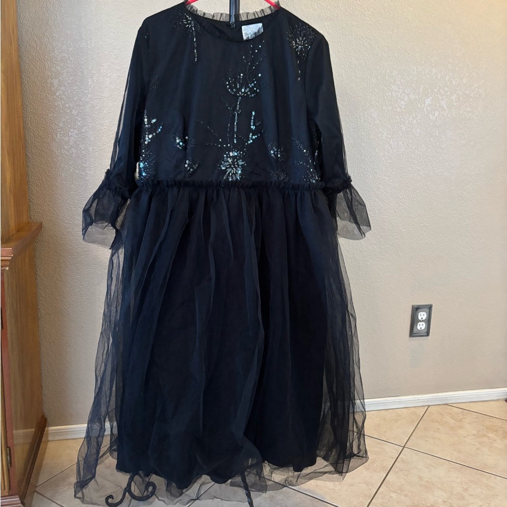 Dainty Jewells Black Dress with Sequin Details